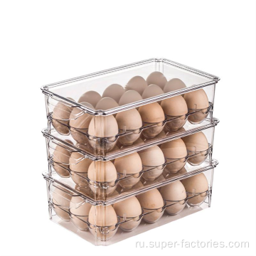 Пластиковый штабелируемый ящик для хранения яиц небольшого размера